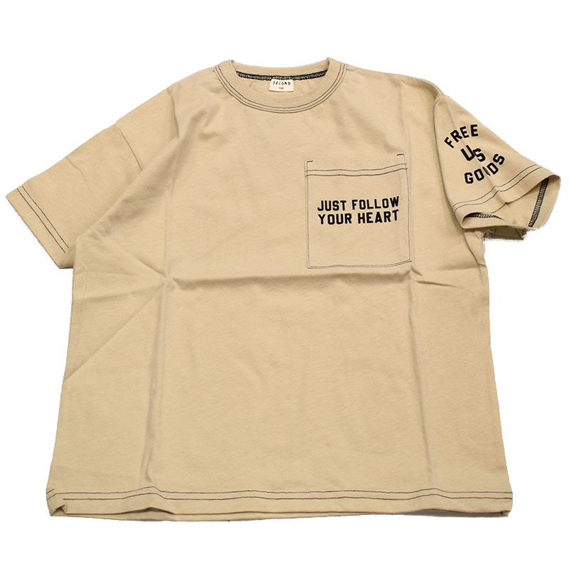 ジーンズベー セカンド JEANSB SECOND 配色ステッチTシャツ 850103