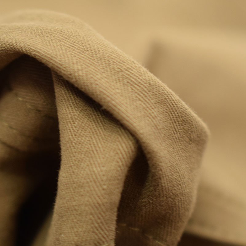 ジムマスター ストレッチヘリンボーン クロップドパンツ カーキブラウン 321760