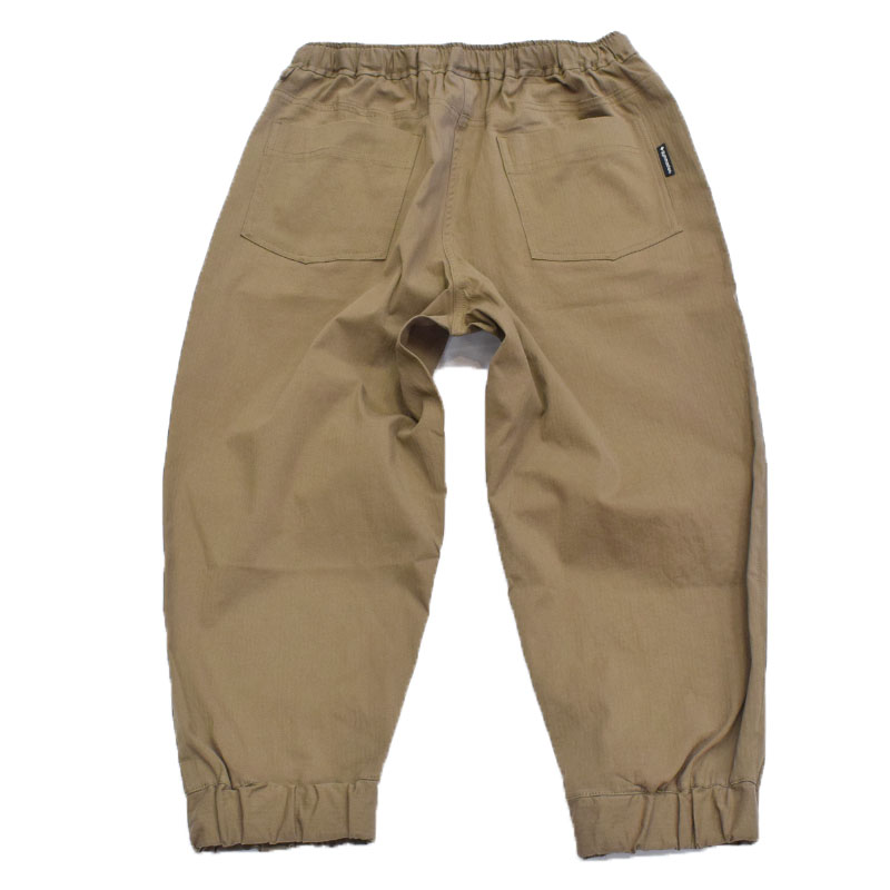 ジムマスター ストレッチヘリンボーン クロップドパンツ カーキブラウン 321760