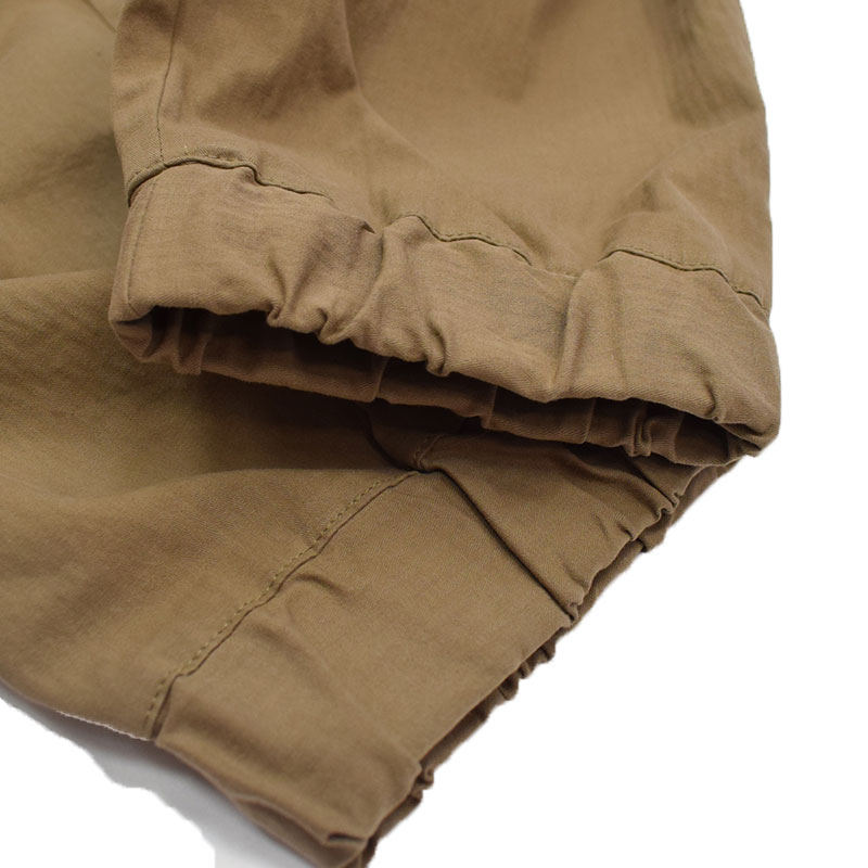 ジムマスター ストレッチヘリンボーン クロップドパンツ カーキブラウン 321760