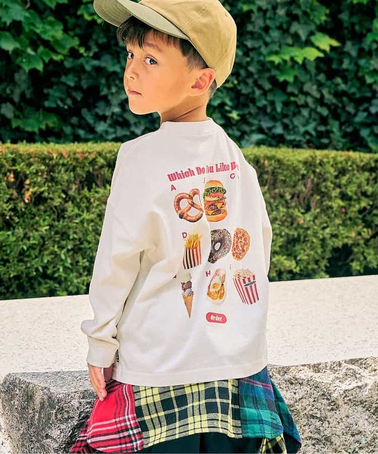 エフオーキッズ FOKIDS バックプリントロンT 406096