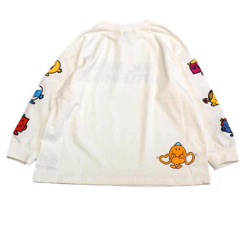 エフオーキッズ FOKIDS MR.MEN LITTLE MISS 袖ワッペン長袖Tシャツ 406056