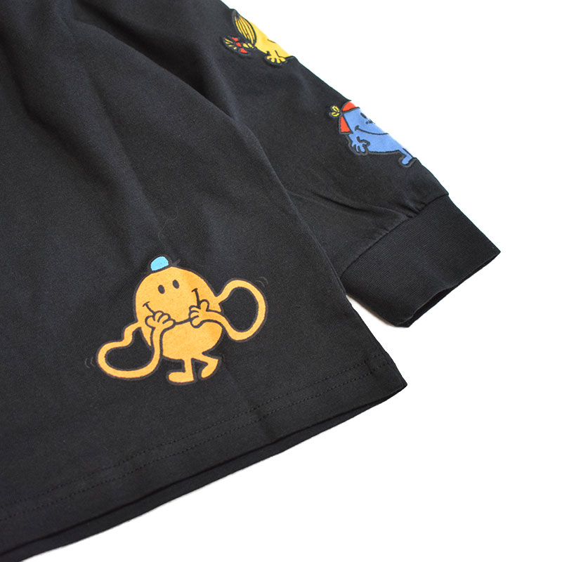 エフオーキッズ FOKIDS MR.MEN LITTLE MISS 袖ワッペン長袖Tシャツ 406056