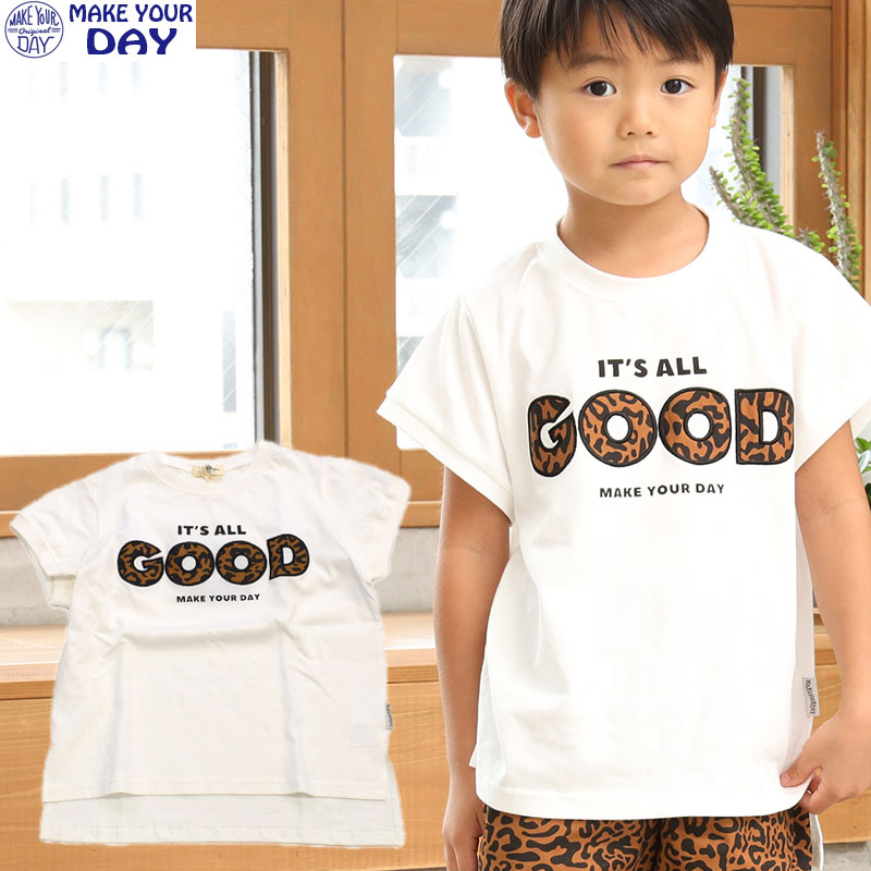 メイクユアデイ LEO GOOD Tシャツ オフホワイト 220119