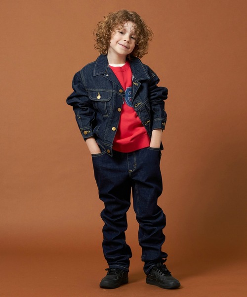 Lee Kids リー キッズ ストレッチ ストレートデニムパンツ LK2101