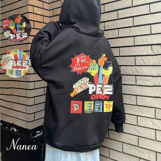 レディース PEZ ペッツ 裏起毛パーカー 4233021
