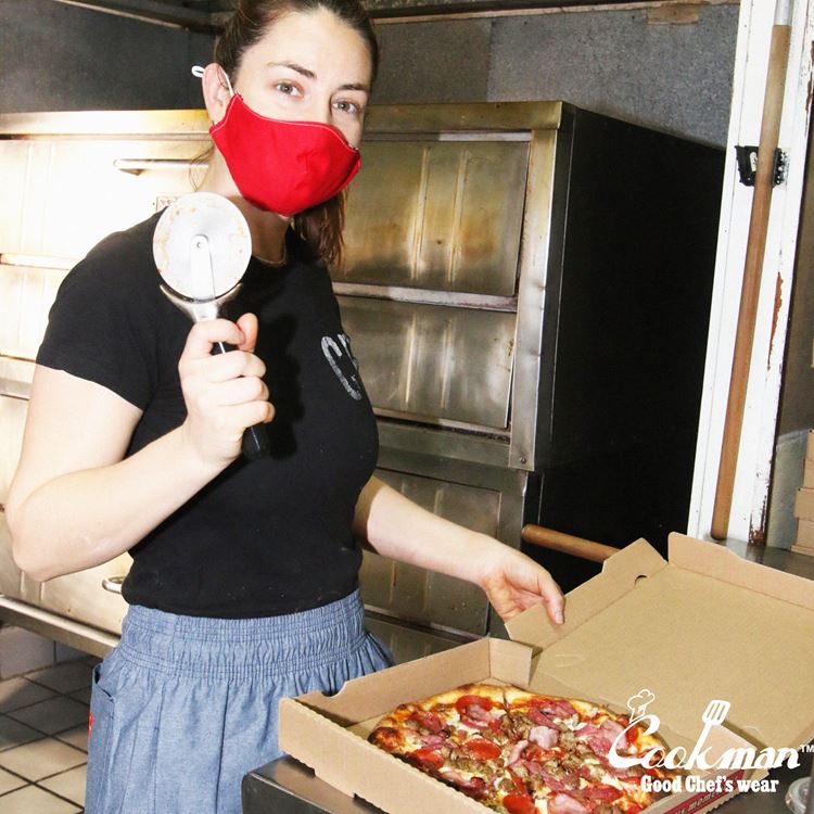 クックマン COOKMAN シェフパンツ シャンブレー ライトブルー