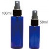 ブルーラウンドボトル（スプレー付・100ml）|ボトル|容器