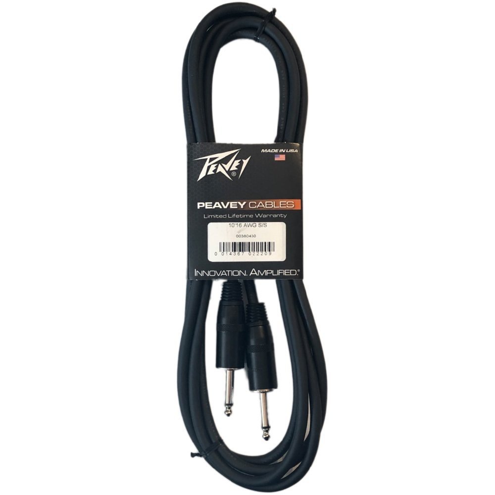 国内正規品 | Peavey - スピーカーケーブル 10ft（3m） S-S型プラグ