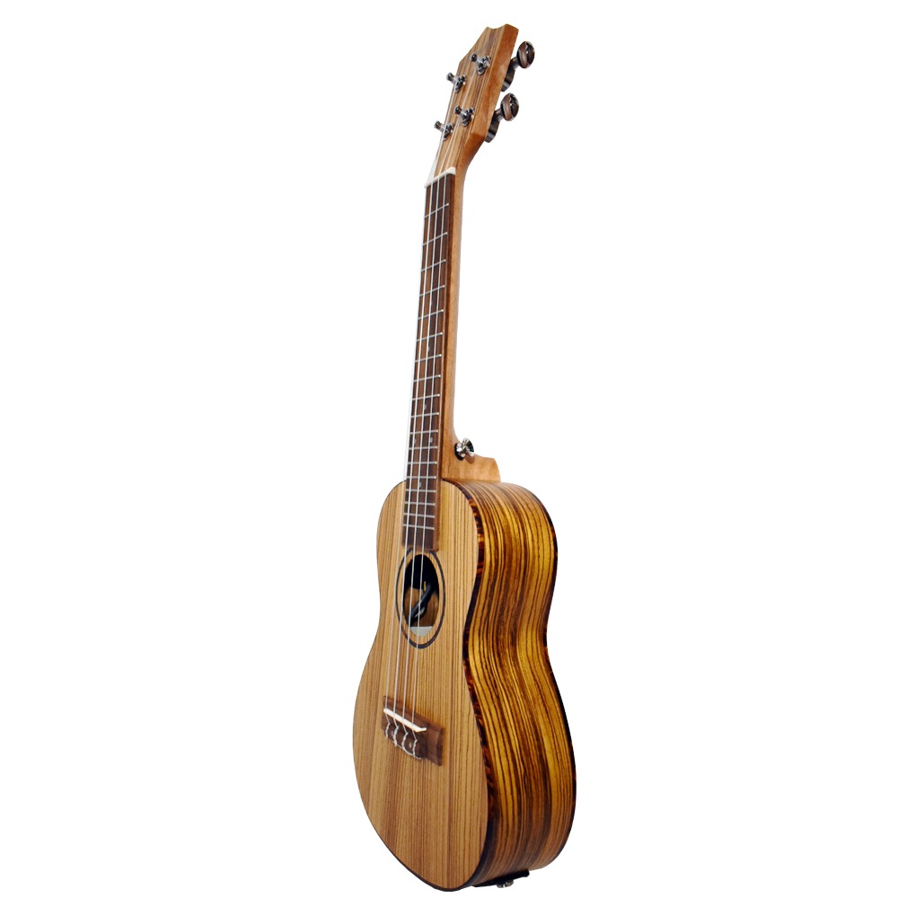 Bamboo Ukulele - Zebrano Concert w/EQ