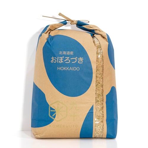 【新米】令和7年産 北海道産 おぼろづき25k（３袋小分け10kg・10kg・5kg）【玄米】