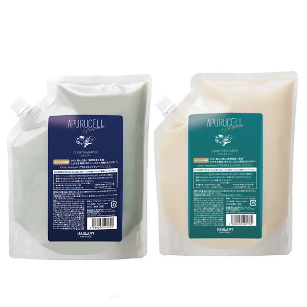 サニープレイス　アプルセルプレミアムシャンプー(800ml)トリートメント(800g) 詰め替え用セット|サニープレイス|ブランド　さ