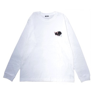 F/B POOPING LONG TEE - BRINDLE|OWNER GOODS|CATEGORY
