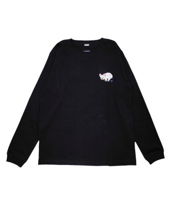F/B POOPING LONG TEE - CREAM