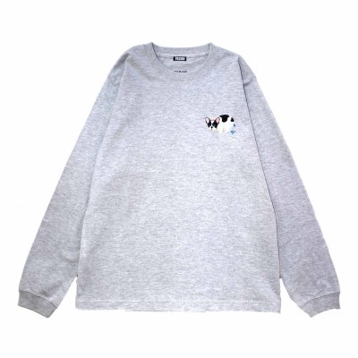 F/B POOPING LONG TEE - PIED|OWNER GOODS|CATEGORY