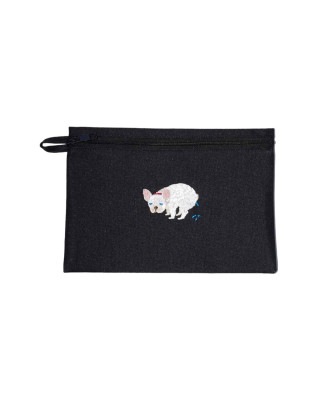 F/B POOPING POUCH -CREAM