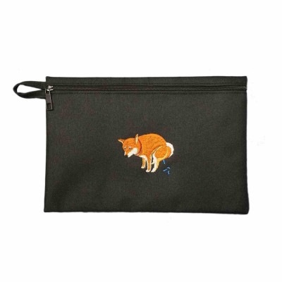 SHIBA-INU POOPING POUCH - 赤柴|PEGION|BRAND