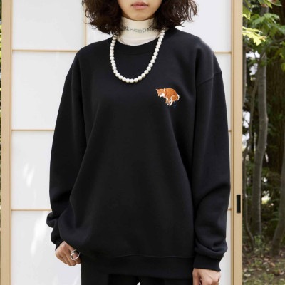 SHIBA-INU POOPING SWEAT TOP - 赤柴|PEGION|BRAND