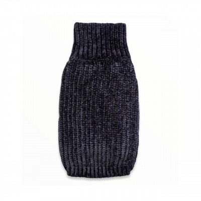 NEW CHENILLE YARN SWEATER - BLACK|HAINU|BRAND