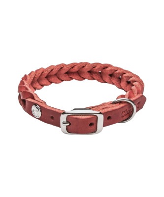DOG COLLAR CENTRAL PARK - MERLOT