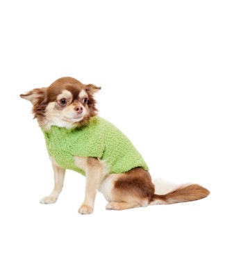 CREAM YARN SWEATER - GREEN