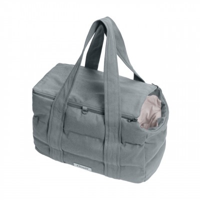 DOG CARRIER BERGAMO CANVAS - GREY