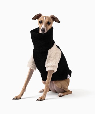 TEDDY JUMPER -BLACK×WHITE