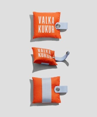 ESS PILLOW TAG Orange - ORANGE/SKYBLU|VALKA KUKUR|BRAND
