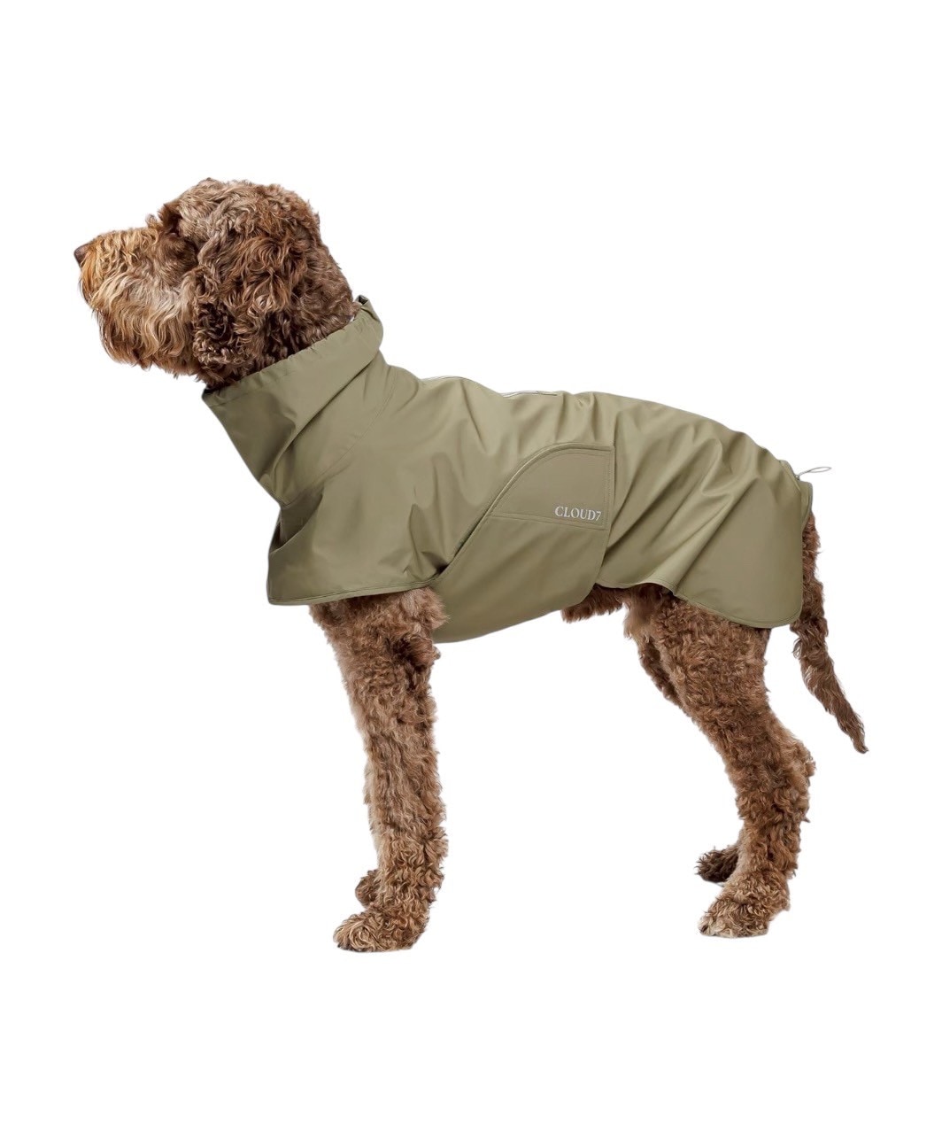 DOG RAINCOAT HELGOLAND - KHAKI