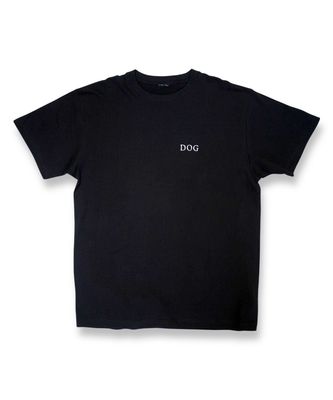 JUST ”DOG” T-SHIRT - BLACK