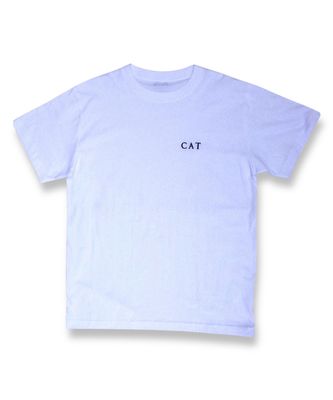 JUST  CAT  T-SHIRT - WHITE