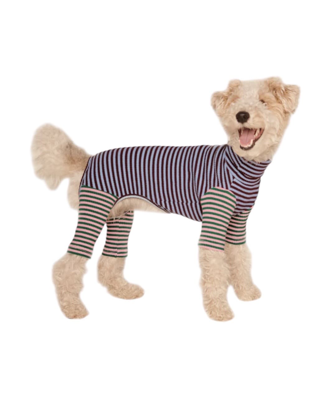 EARTH AND SKY ONESIE - MIXED BLUE/BROWN