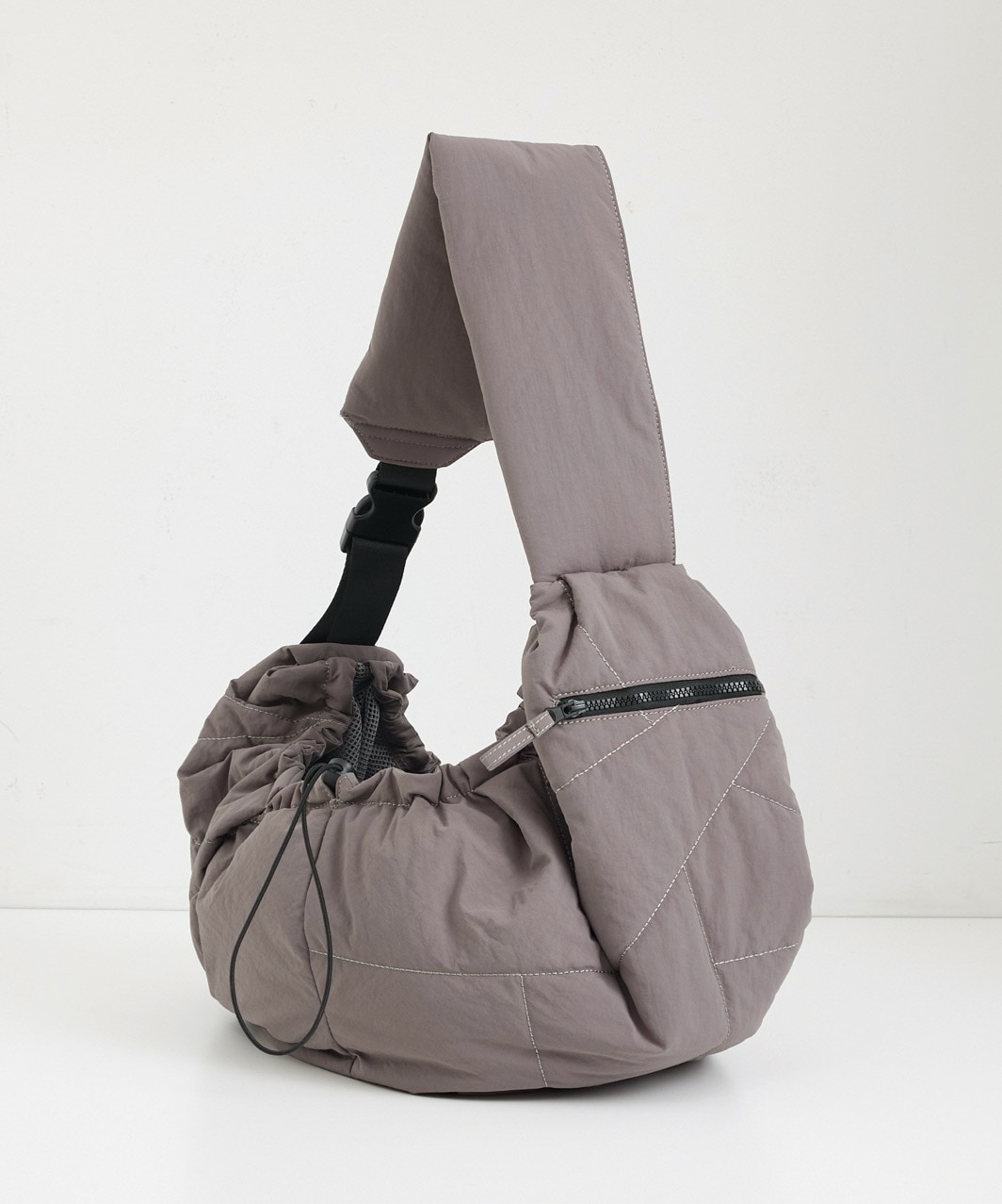 PET CARRY SHOULDER - GREY