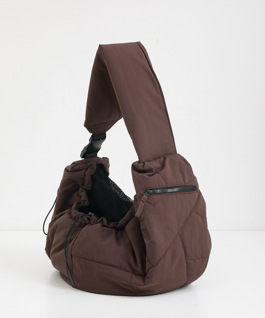 PET CARRY SHOULDER - BROWN