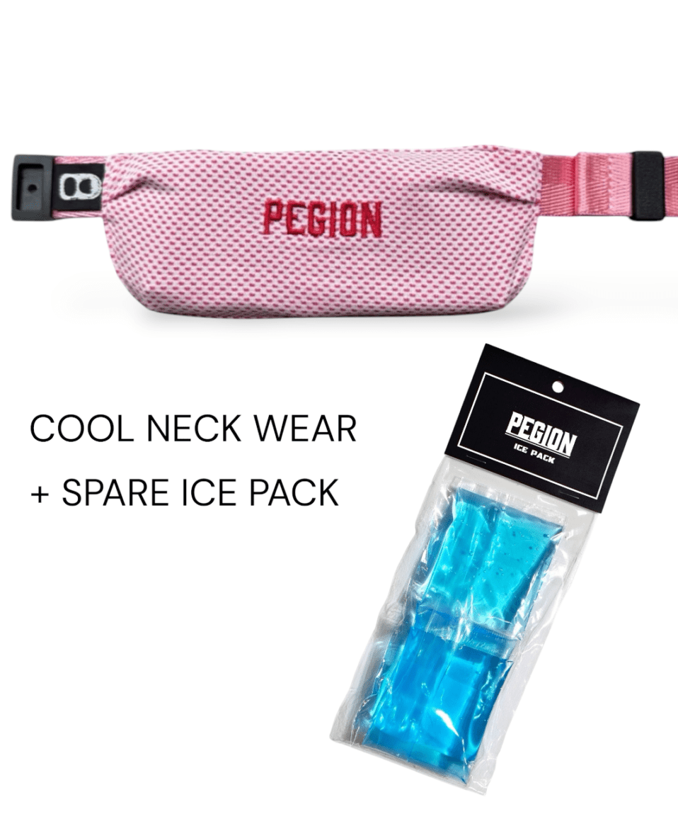 【送料無料】COOL NECK WEAR + SPARE ICE PACK - PINK