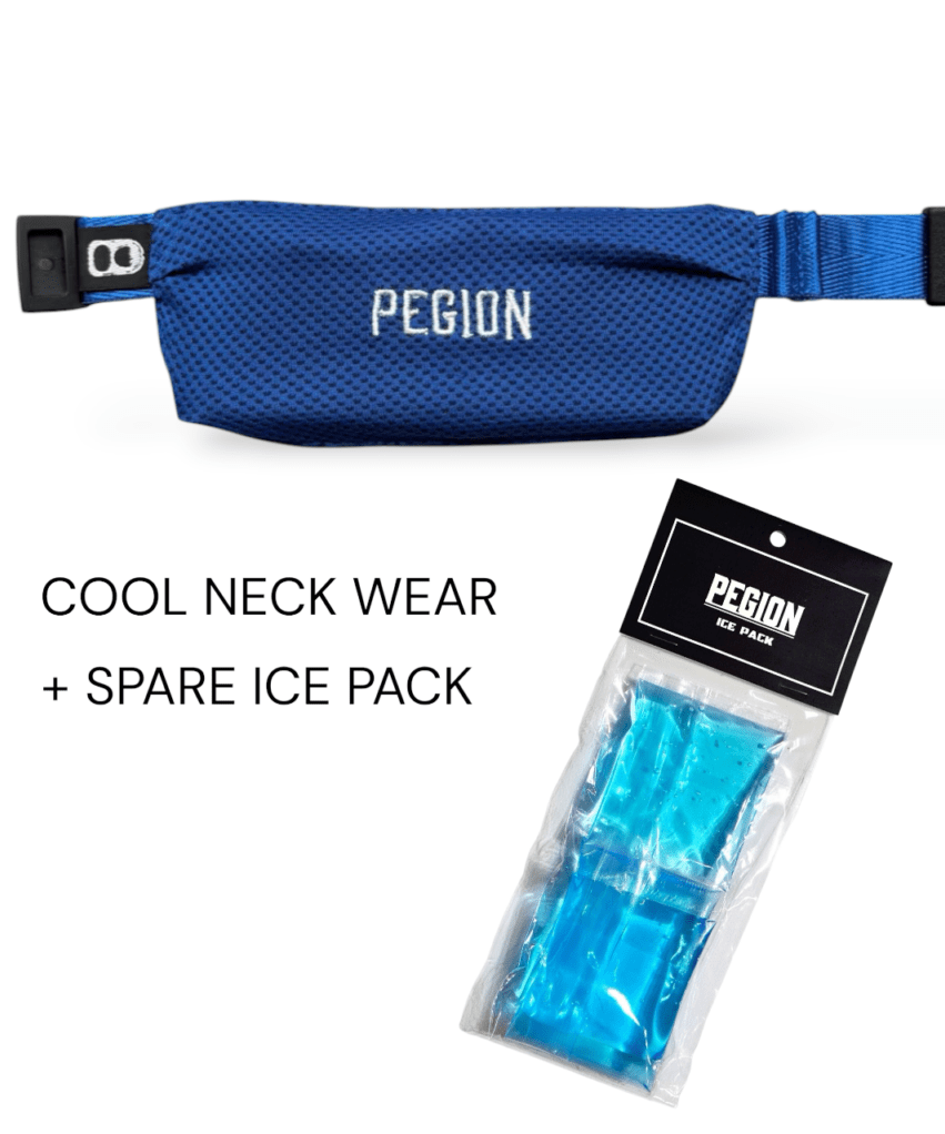 【送料無料】COOL NECK WEAR + SPARE ICE PACK - BLUE