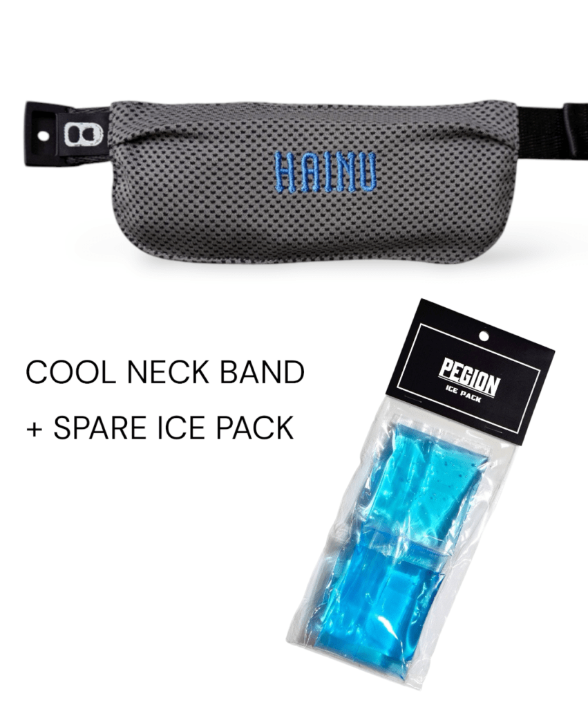 【送料無料】COOL NECK BAND + SPARE ICE PACK - GREY