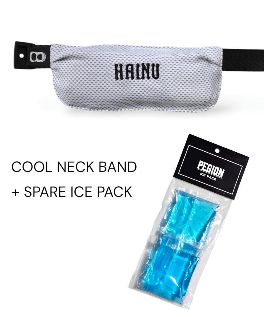 【送料無料】COOL NECK BAND + SPARE ICE PACK - WHITE