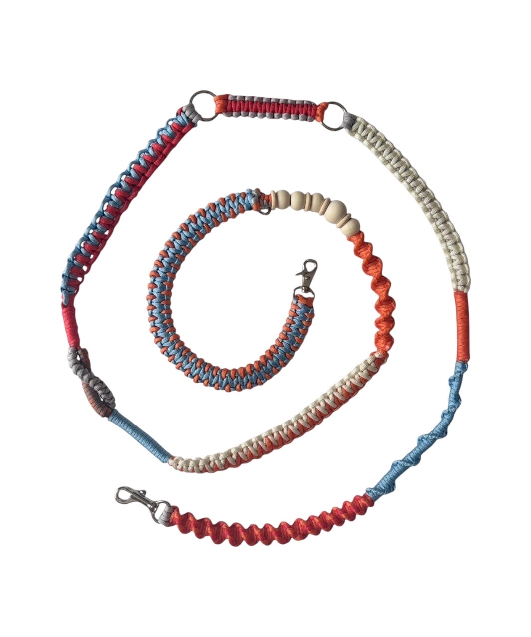 RIOCA×PEGION SHOULDER LEASH NO,6 - ORANGE/WHITE