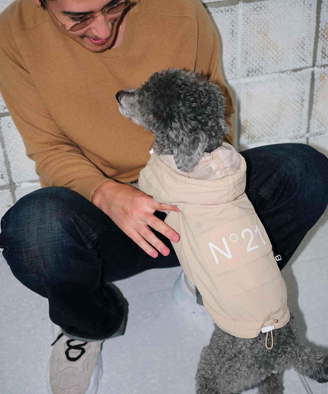 【N21】 WIND BREAKER - BEIGE