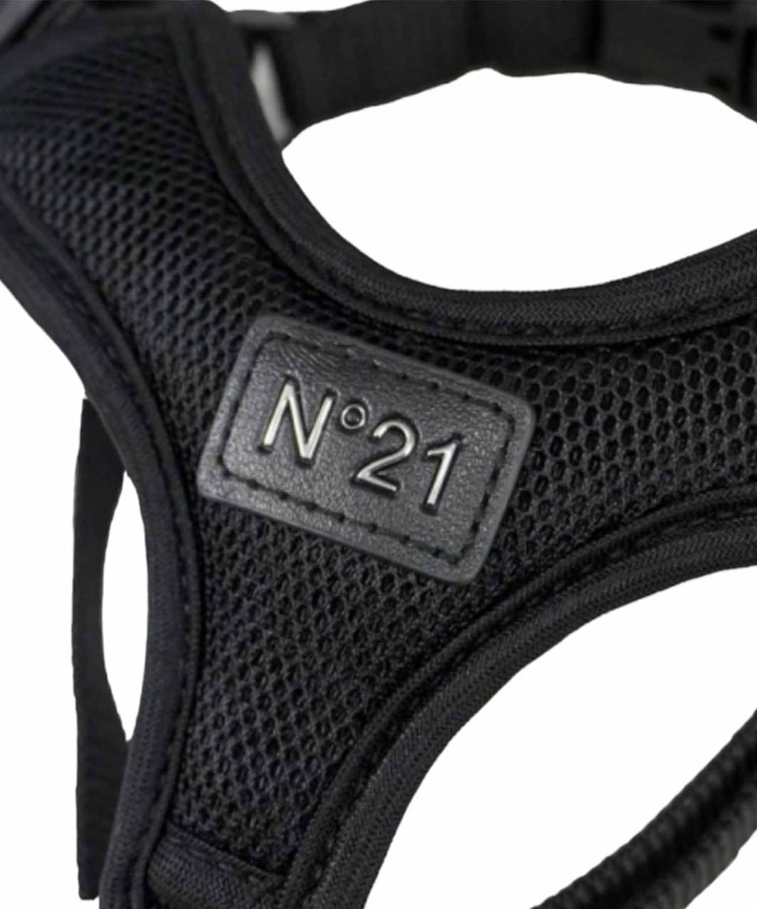 【N21】 HARNESS+LEASH - BLACK
