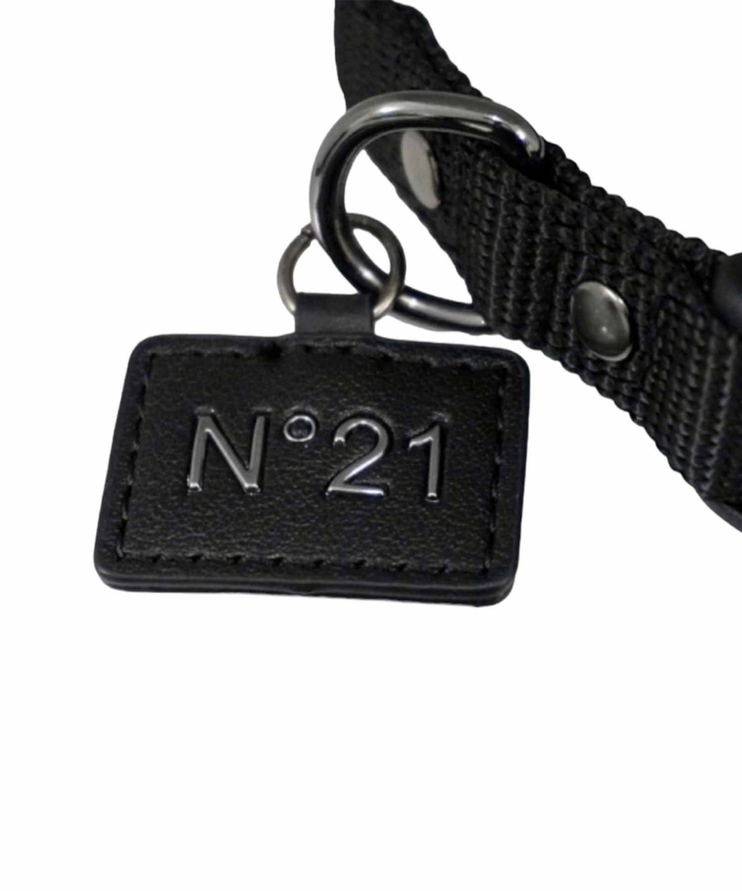 【N21】 COLLAR+LEASH - BLACK