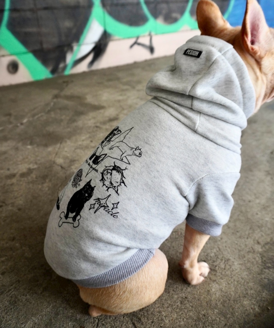 HAPPY FRENCHIE DAYS DOG HOODIE