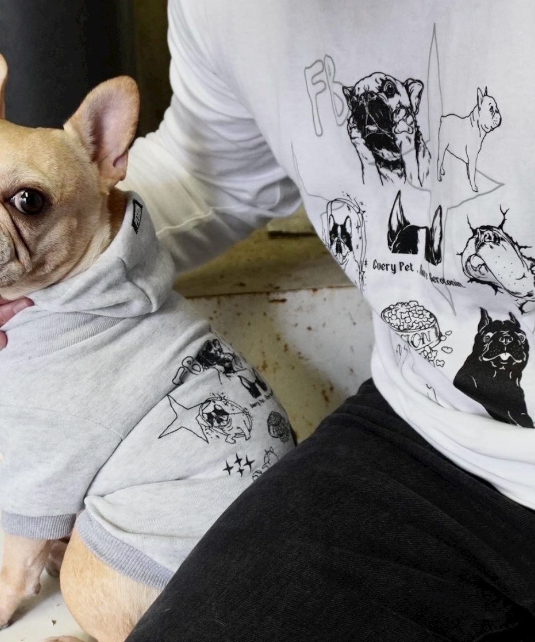 HAPPY FRENCHIE DAYS DOG HOODIE