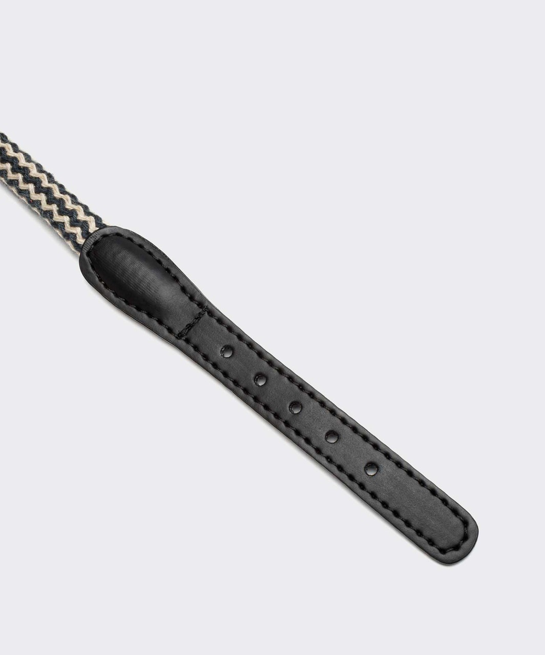 DOG COLLAR MAUERPARK ZIGZAG - BLACK