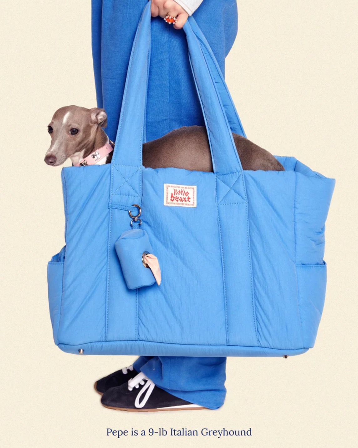 THE LITTLE BEAST CARRIER-BABY - BLUE