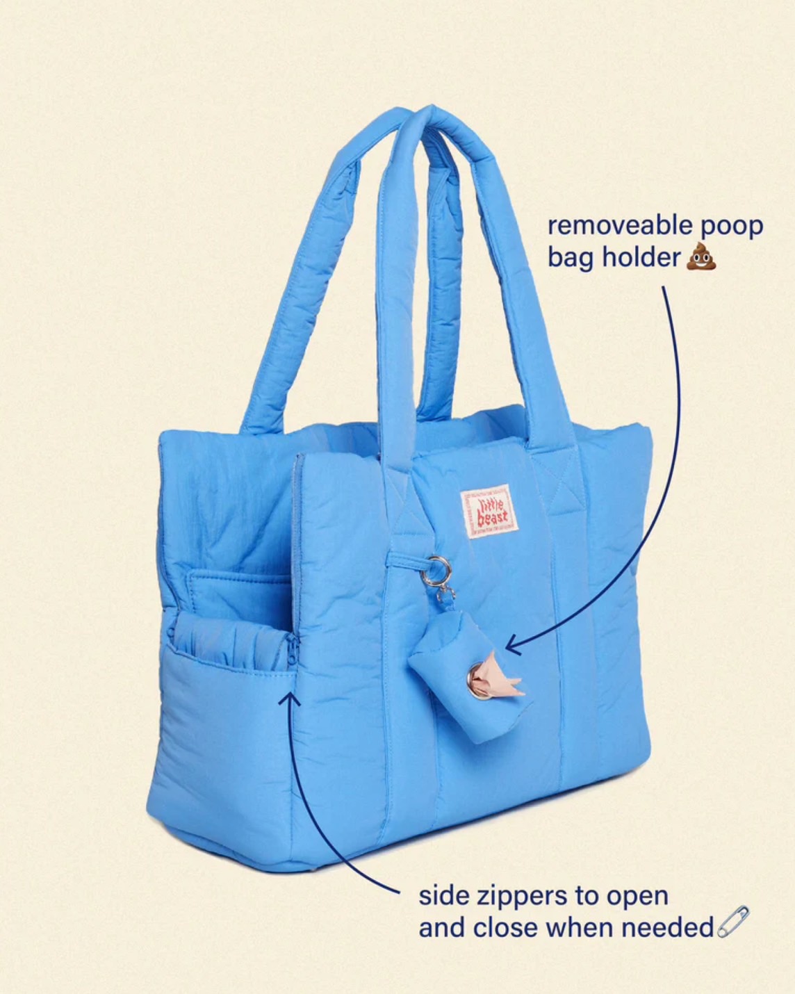 THE LITTLE BEAST CARRIER-BABY - BLUE