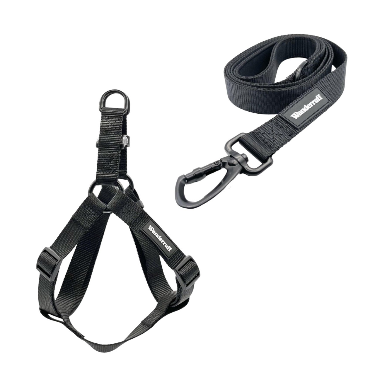 SAMSON LEASH - BLACK/BLACK