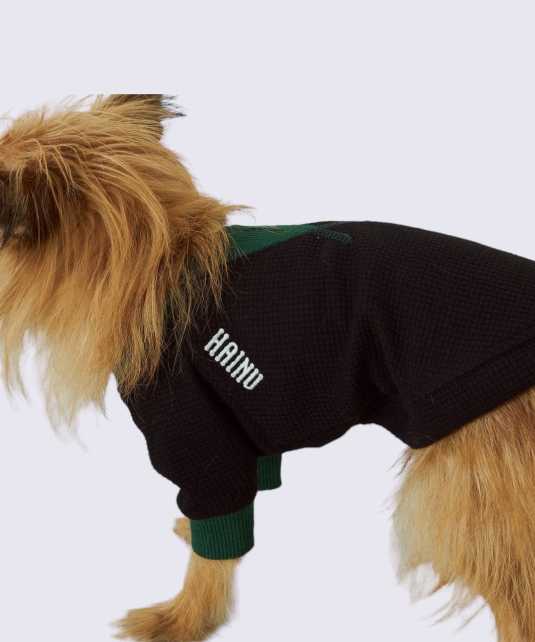 THERMAL LONG T-SHIRT - BLACK/GREEN