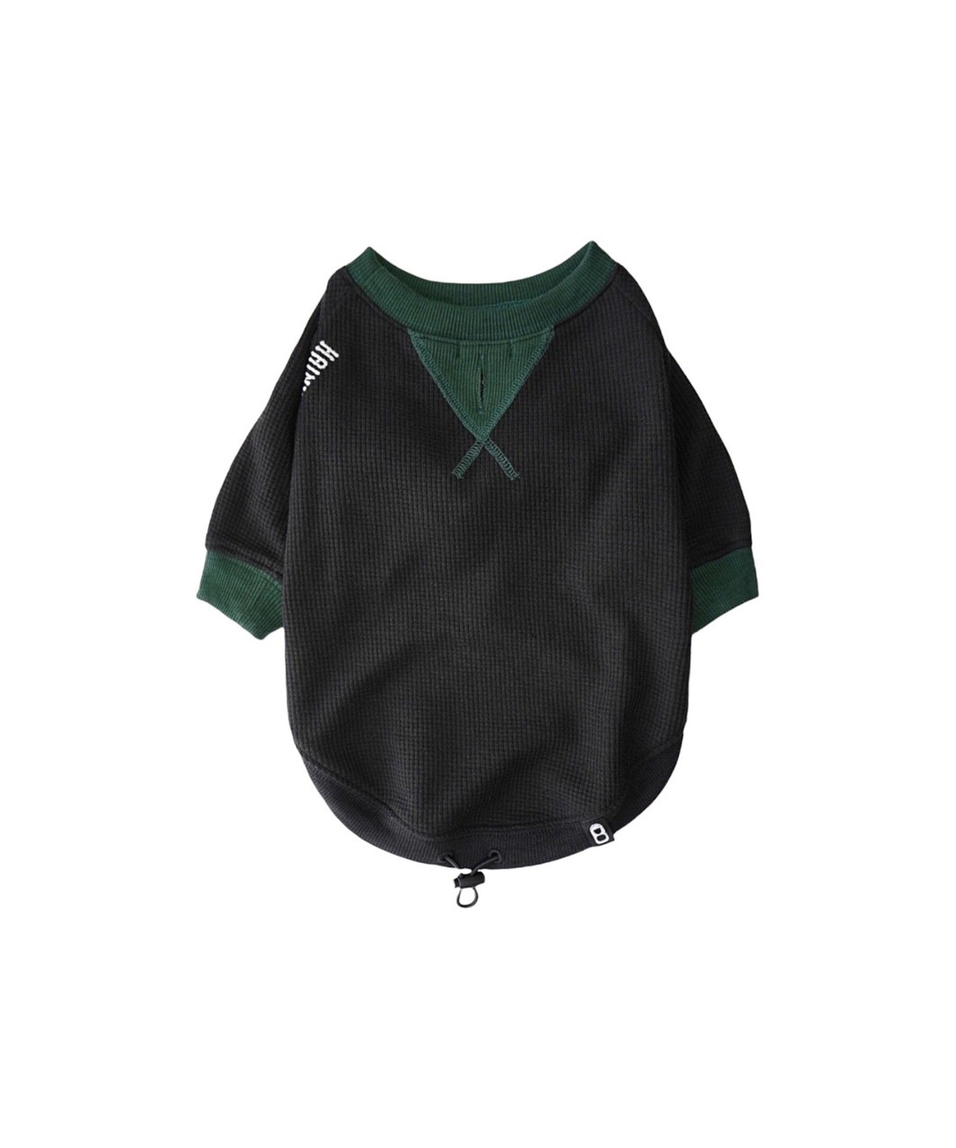 THERMAL LONG T-SHIRT - BLACK/GREEN